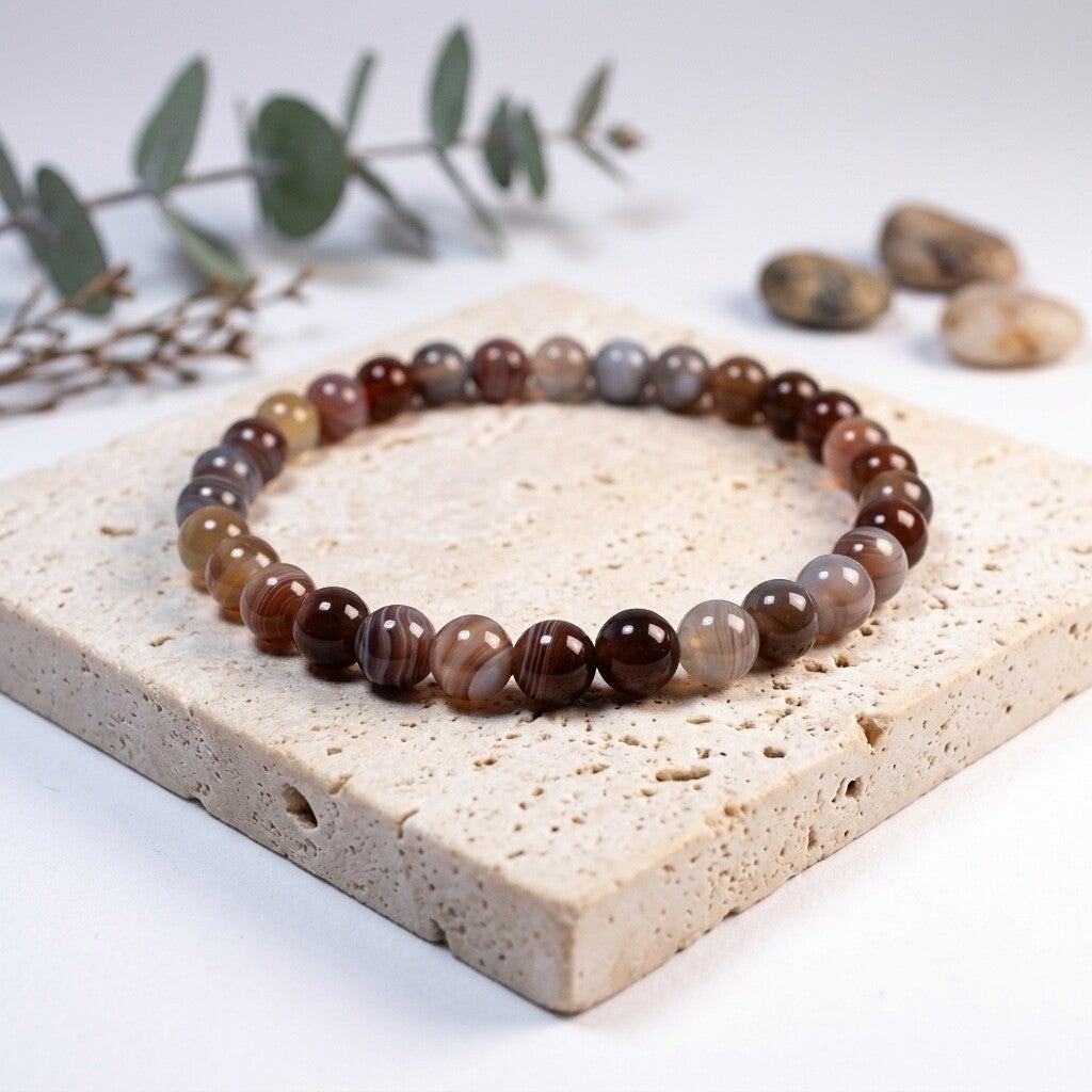 Bracelet Agate du botswana