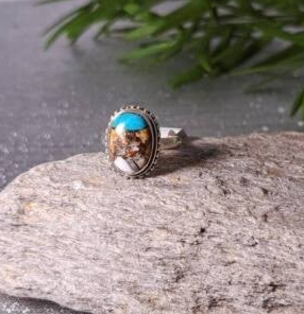 Bague Turquoise OYSTER T54