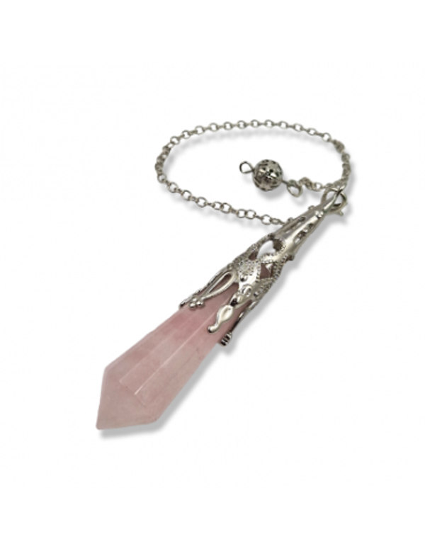 Pendule Vortex Quartz Rose