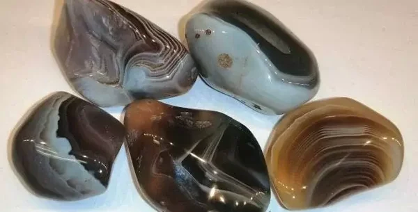 AGATE DU BOTSWANA Pierre roulée