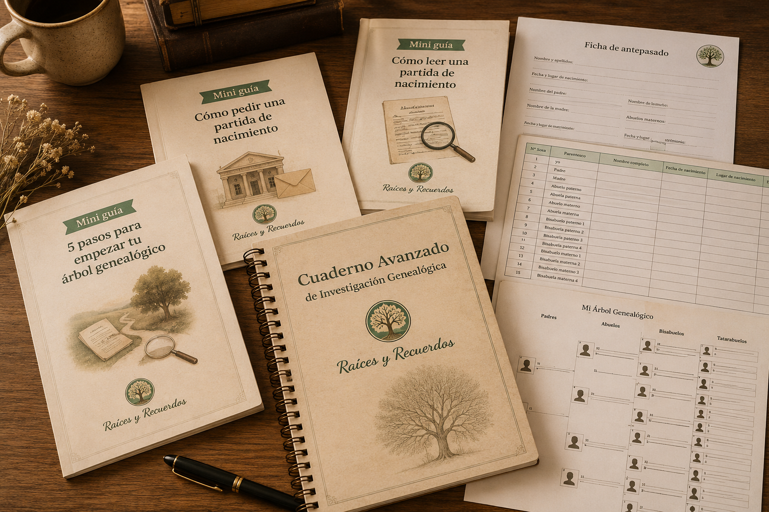 Pack Inicial Genealogía