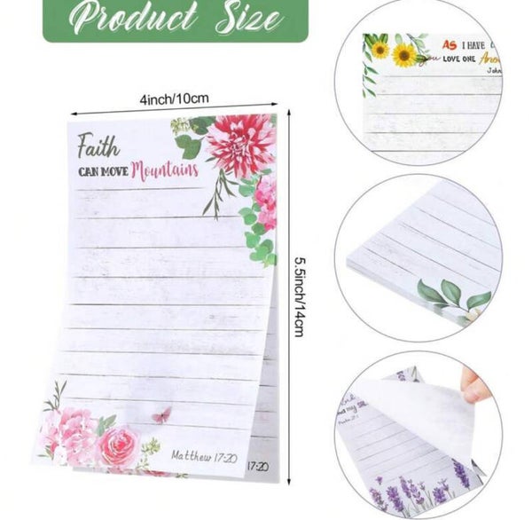 Inspiration Quotes Sticky Note Pad set of 2