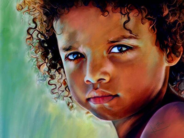 The "Childhood is serious" Fine Art Print