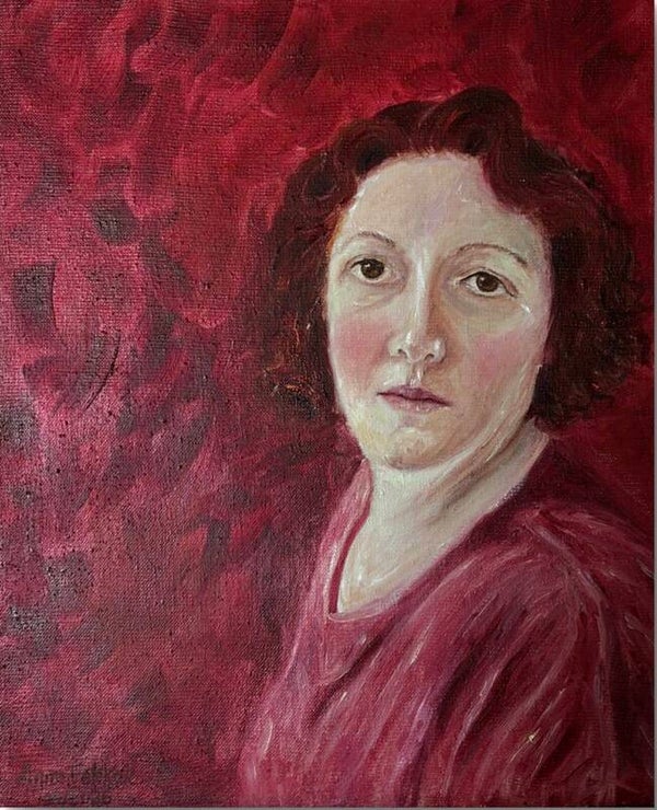 Autoportrait rouge