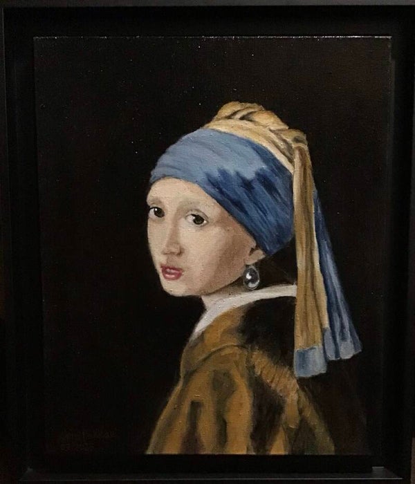 Les copies: "La jeune fille à la perle", d'après Vermeer