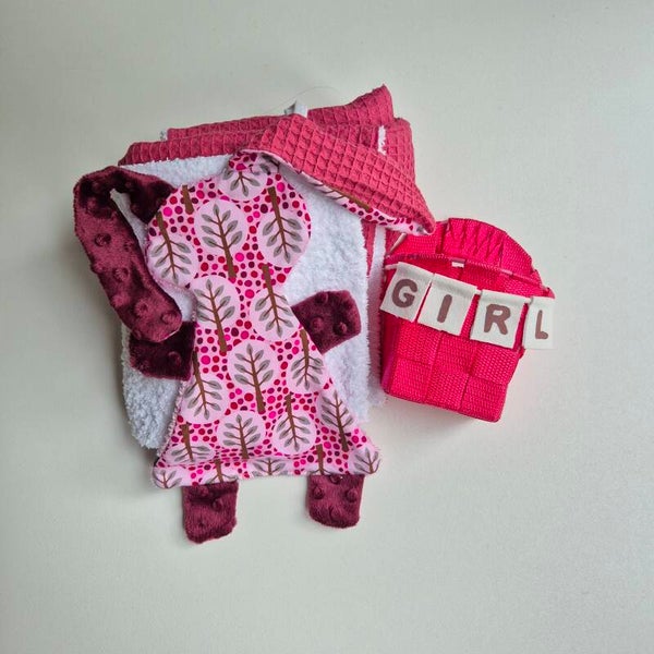 Kraamcadeau konijn roze