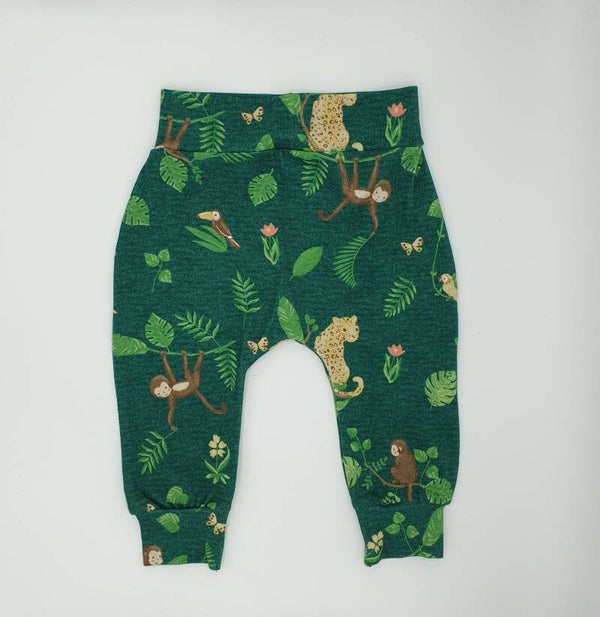 Broekje jungle print biologische tricot