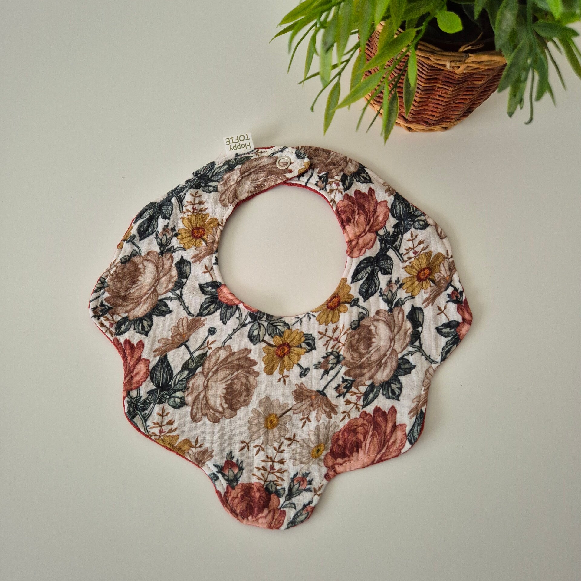 Slabbe bloem met bloemen