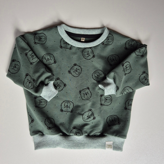 Sweater beren sweatstof