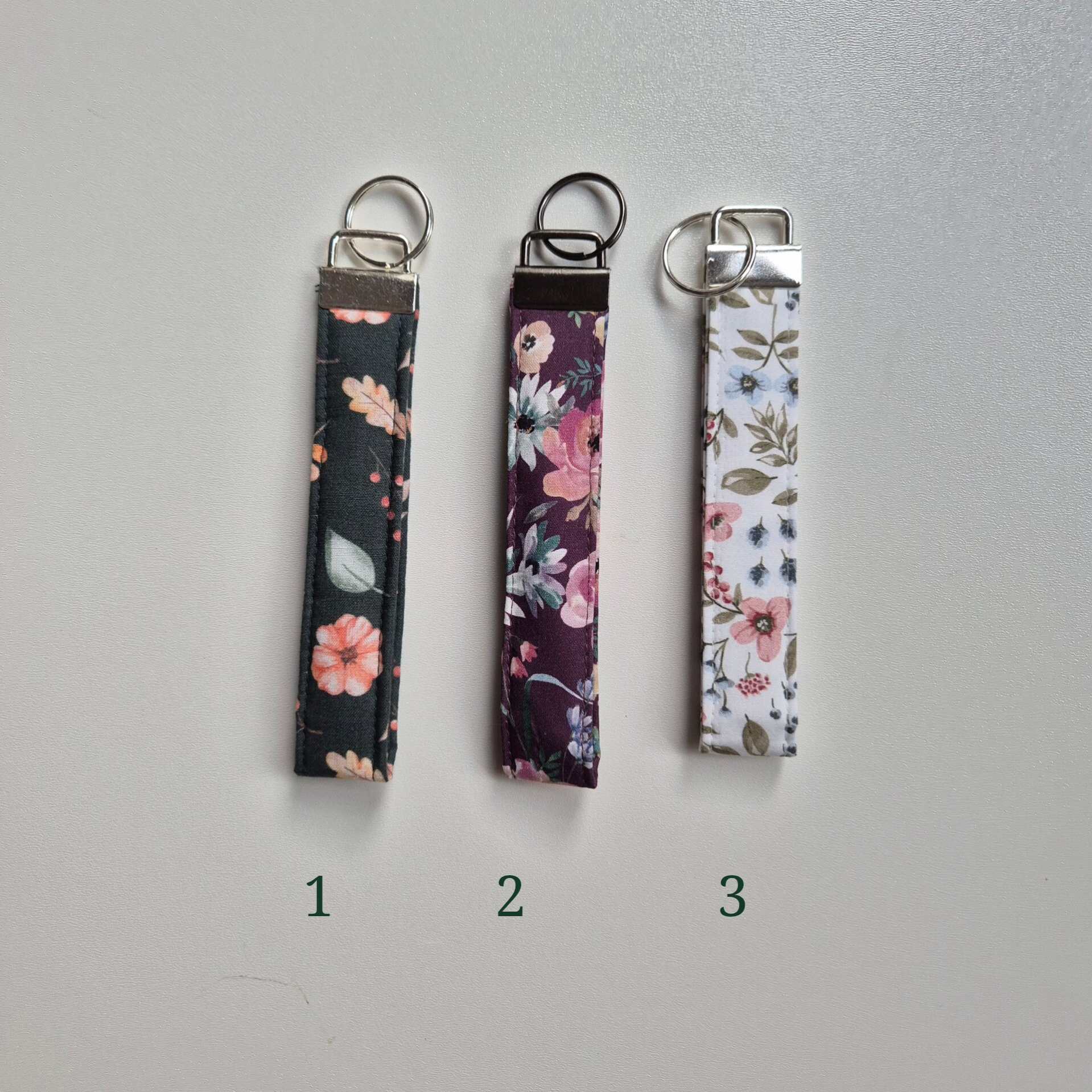 Sleutelhanger in verschillende printjes