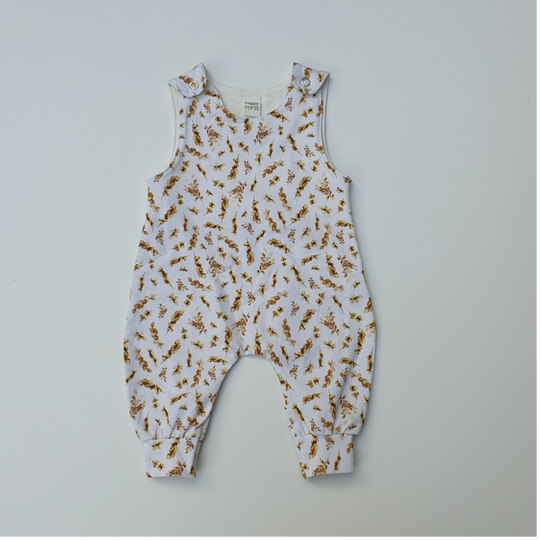 Salopette met takje goud