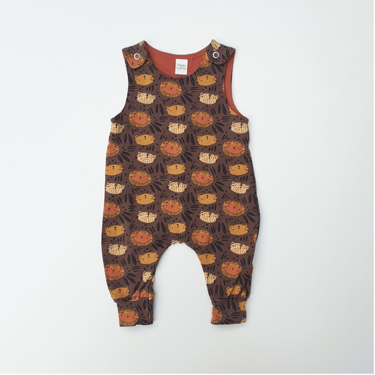 Salopette leeuw bruin