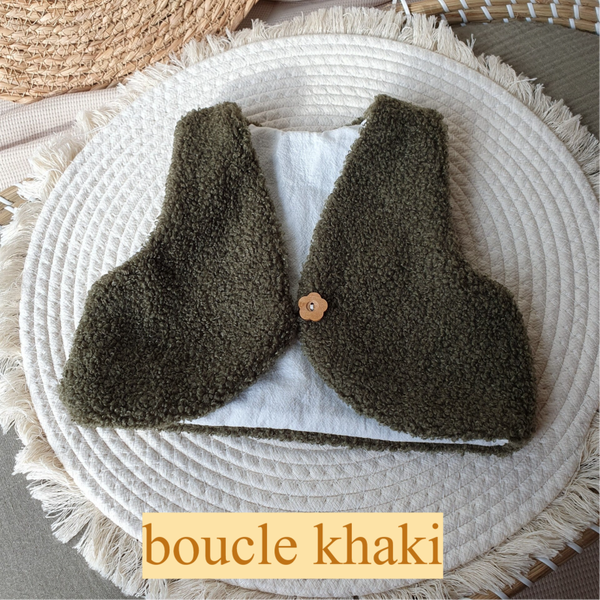 Gilet "stof naar keuze".