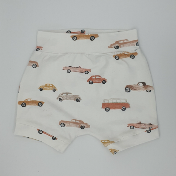 Shorts met auto's van tricot