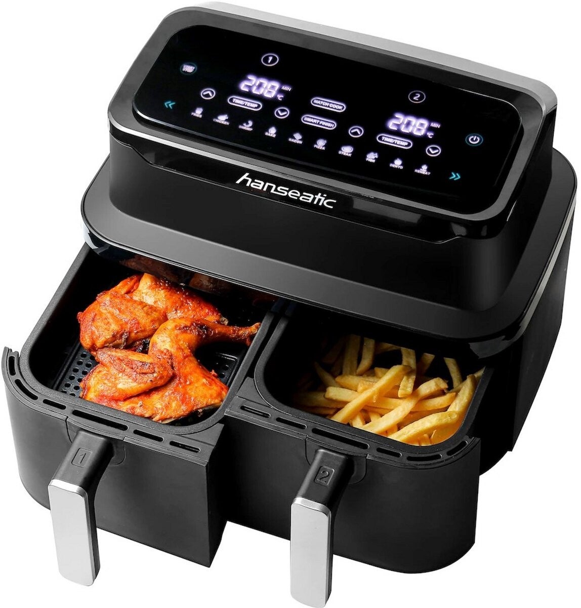 Hanseatic HAF212600D Heteluchtfriteuse 2 in 1