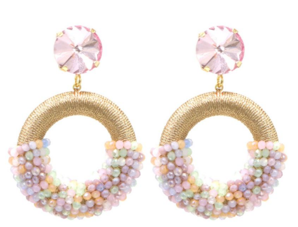 Lichtroze oorbellen - 107