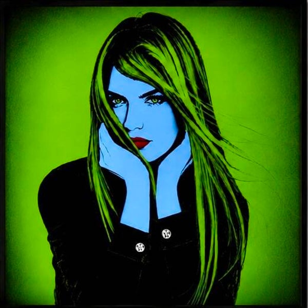 Fine Art Druck 100cm x  100cm gerahmt