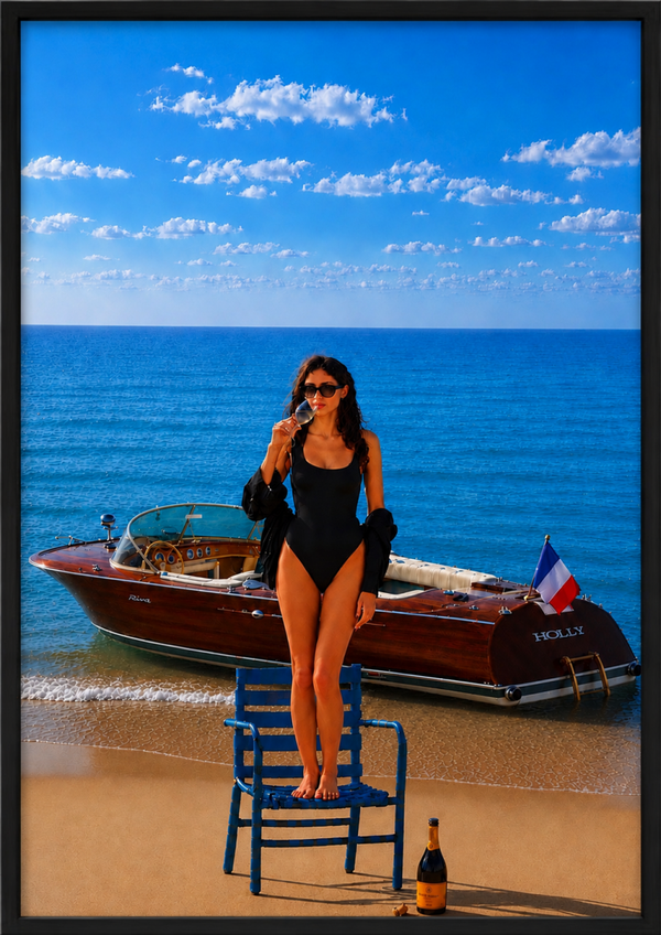 Sommerspecial Fine Art Druck 100 cm x 70 cm gerahmt
