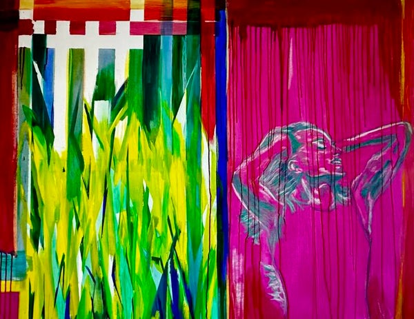 Großes Bild 150 cm x 120 cm Leinwand auf Keilrahmen