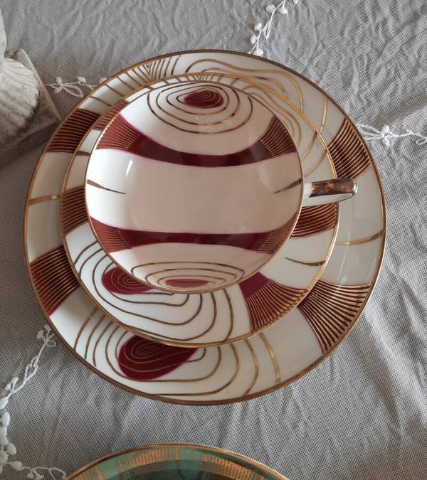 Vintage Winterling Röslau Bavaria Tea Trio