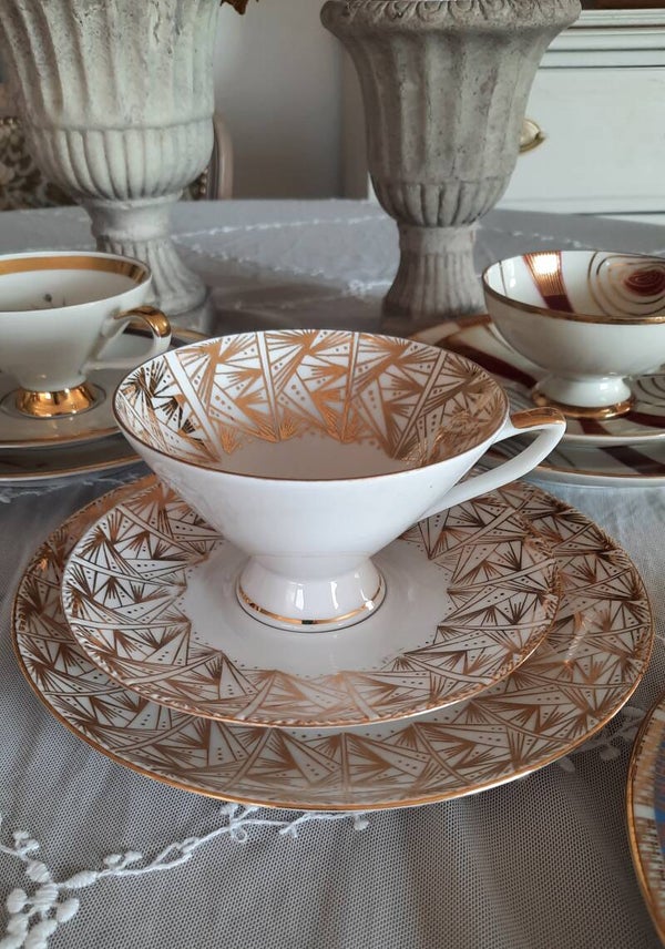 Vintage Winterling Röslau Bavaria Tea Trio