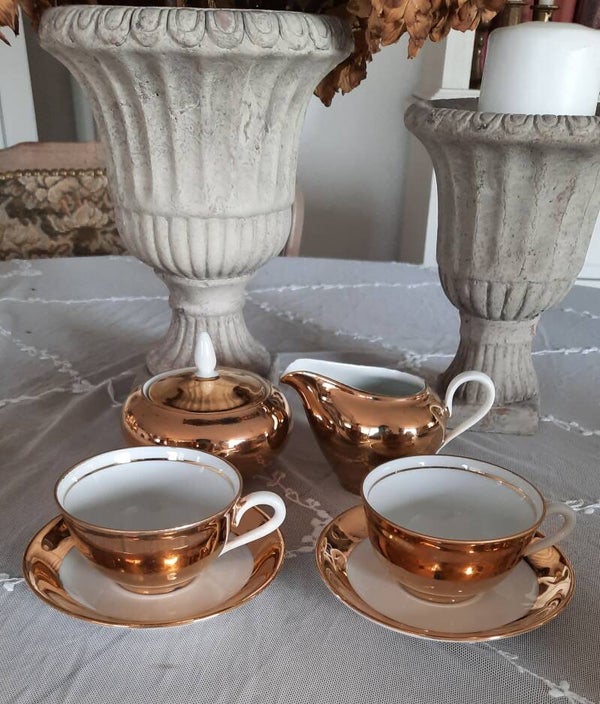 Porcelain Mocha Service Set by Bavaria EB