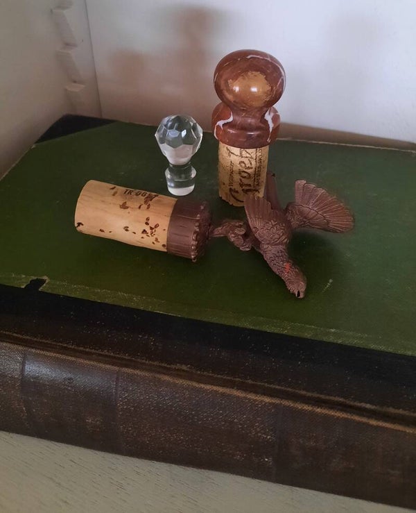 Set of 3 Vintage Bottle Stoppers
