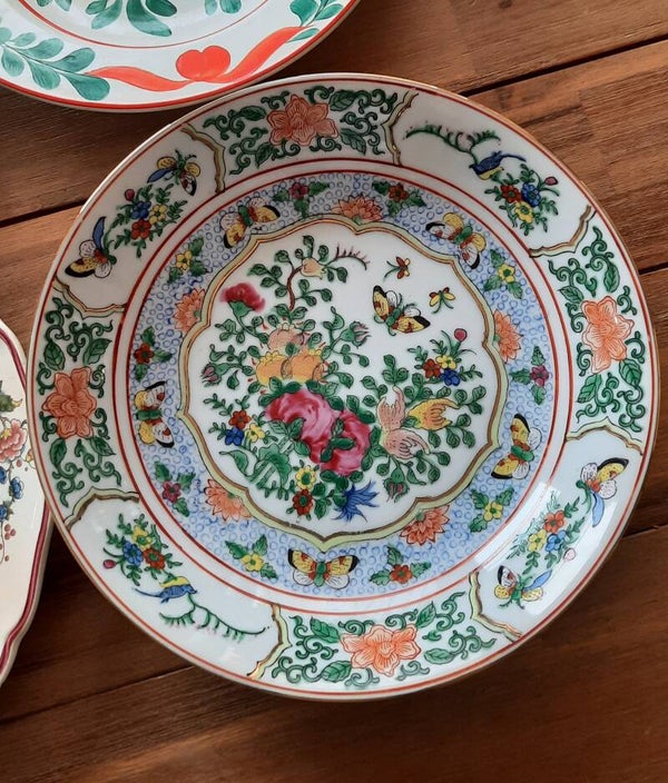 Xiang Gang Jia Gong Porcelain Plate, Hong Kong