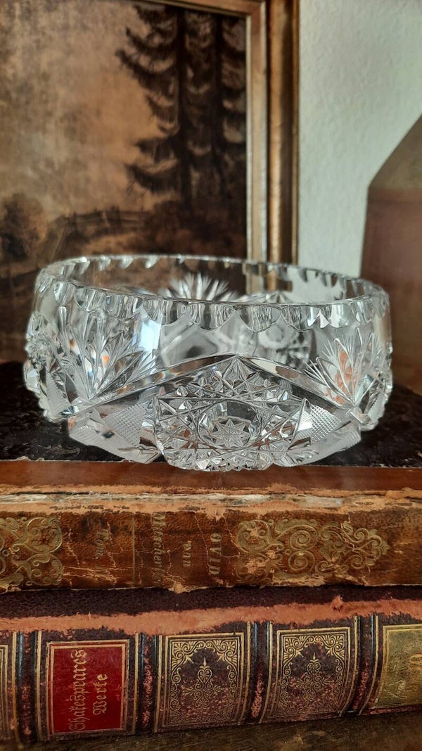 Vintage Small Crystal Bowl
