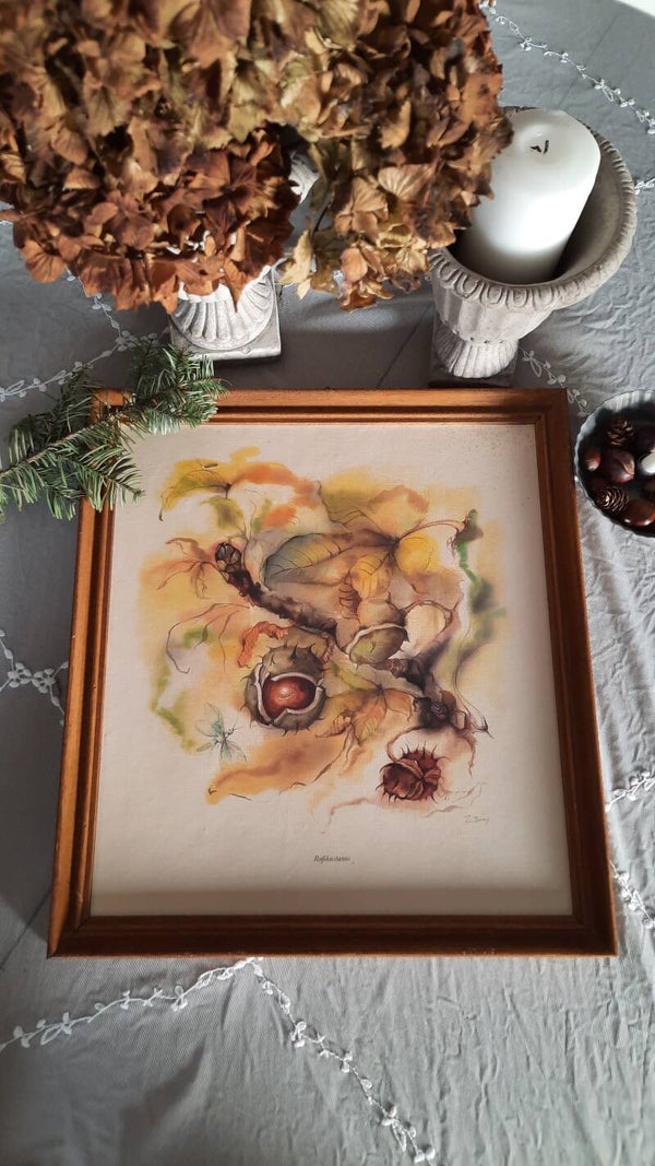 Framed Watercolor Painting or Print