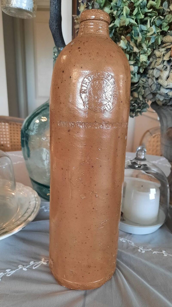 Antique German Stoneware Bottle