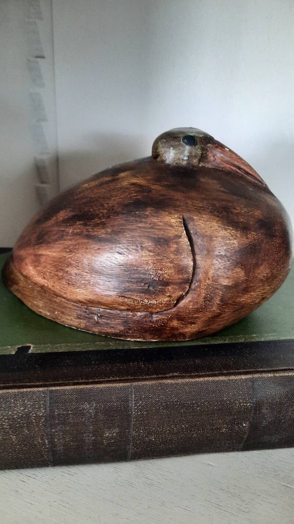 Wooden Duck Figurine