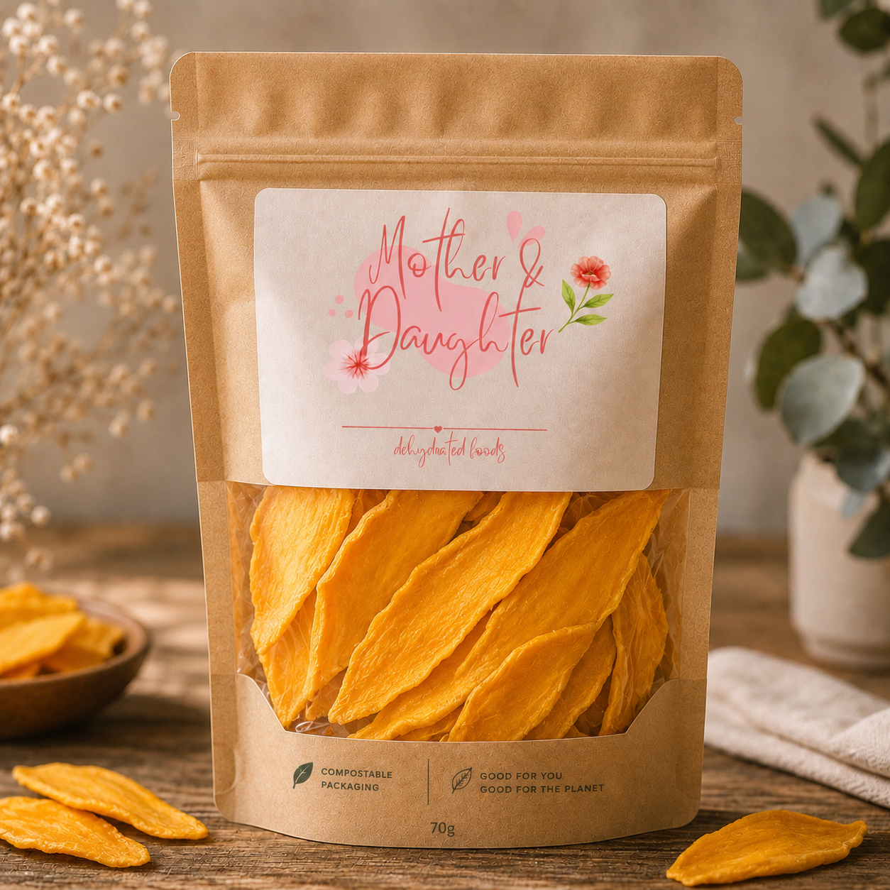 70g dehydrated mangoes