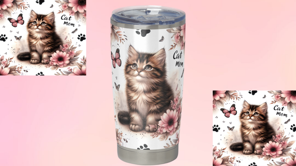 Cat Mom mit Katze