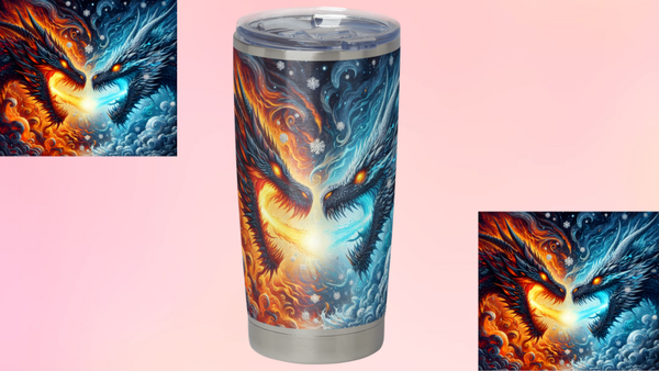 Feuer und Eisdrachen