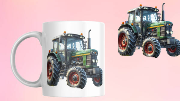 Traktor grün