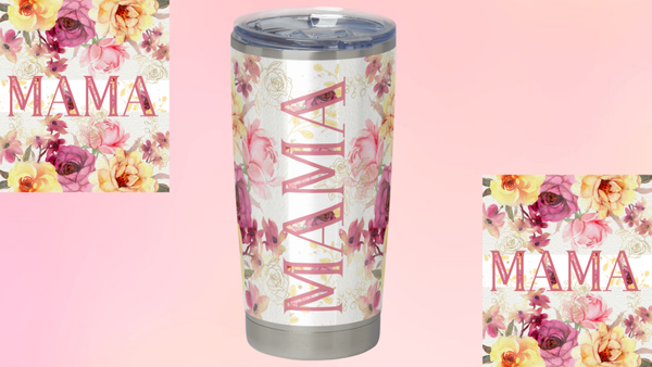 Mama mit Blumen