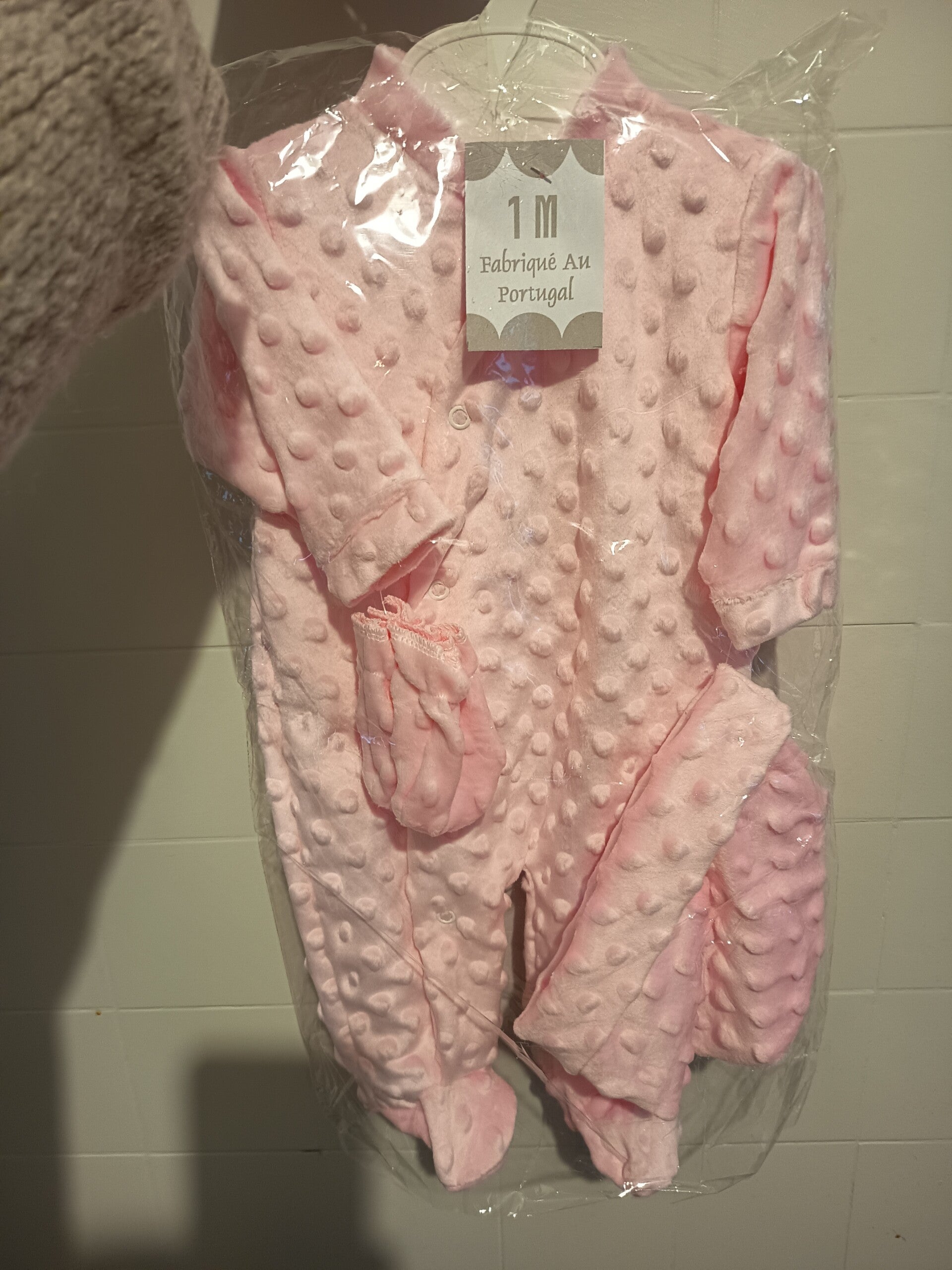 Ensemble 3 pièces minky