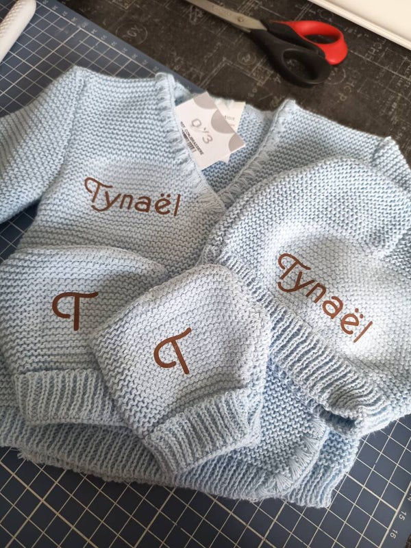 Ensemble 3 pièces acrylique