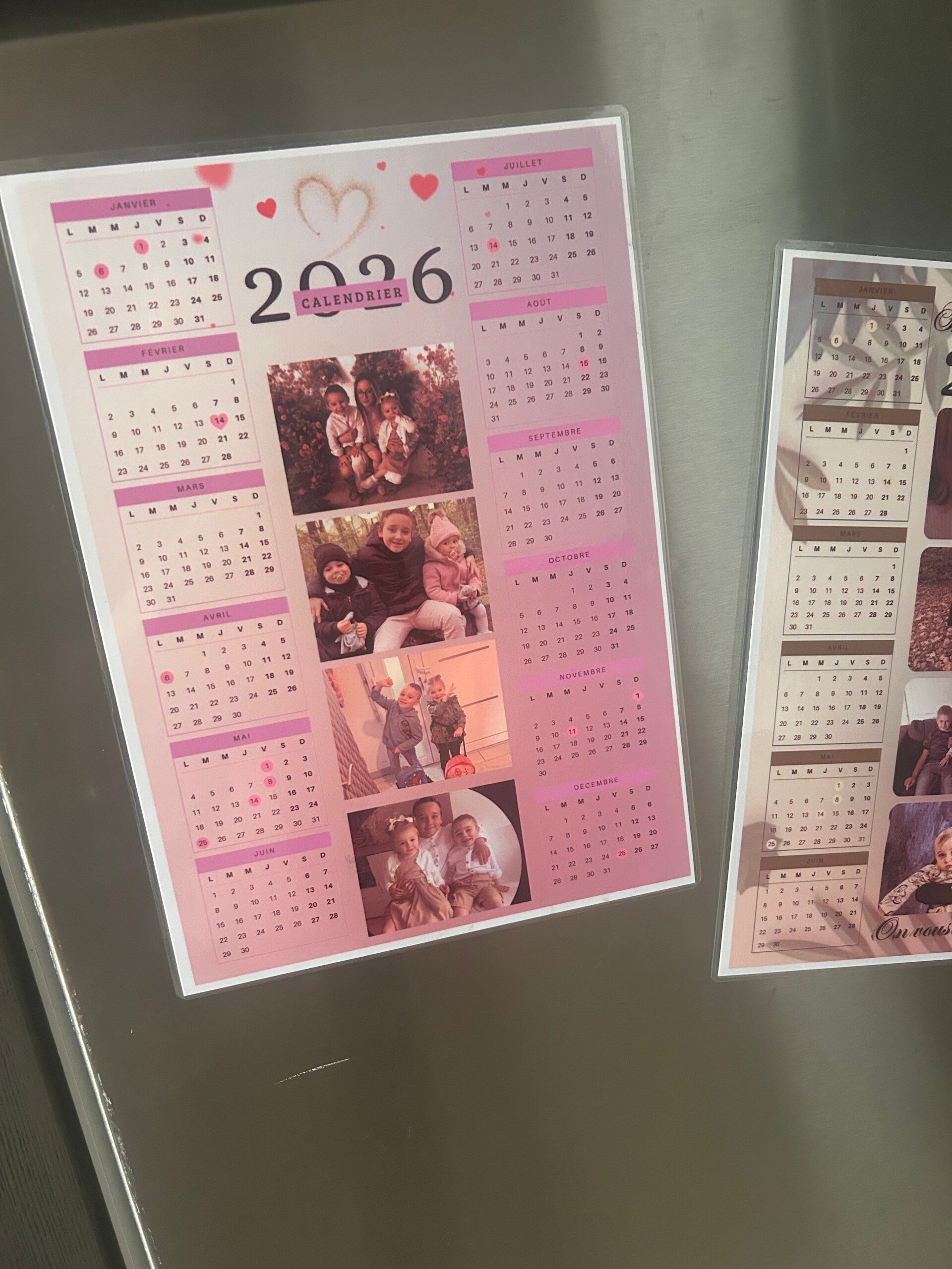 Calendrier personnalisé