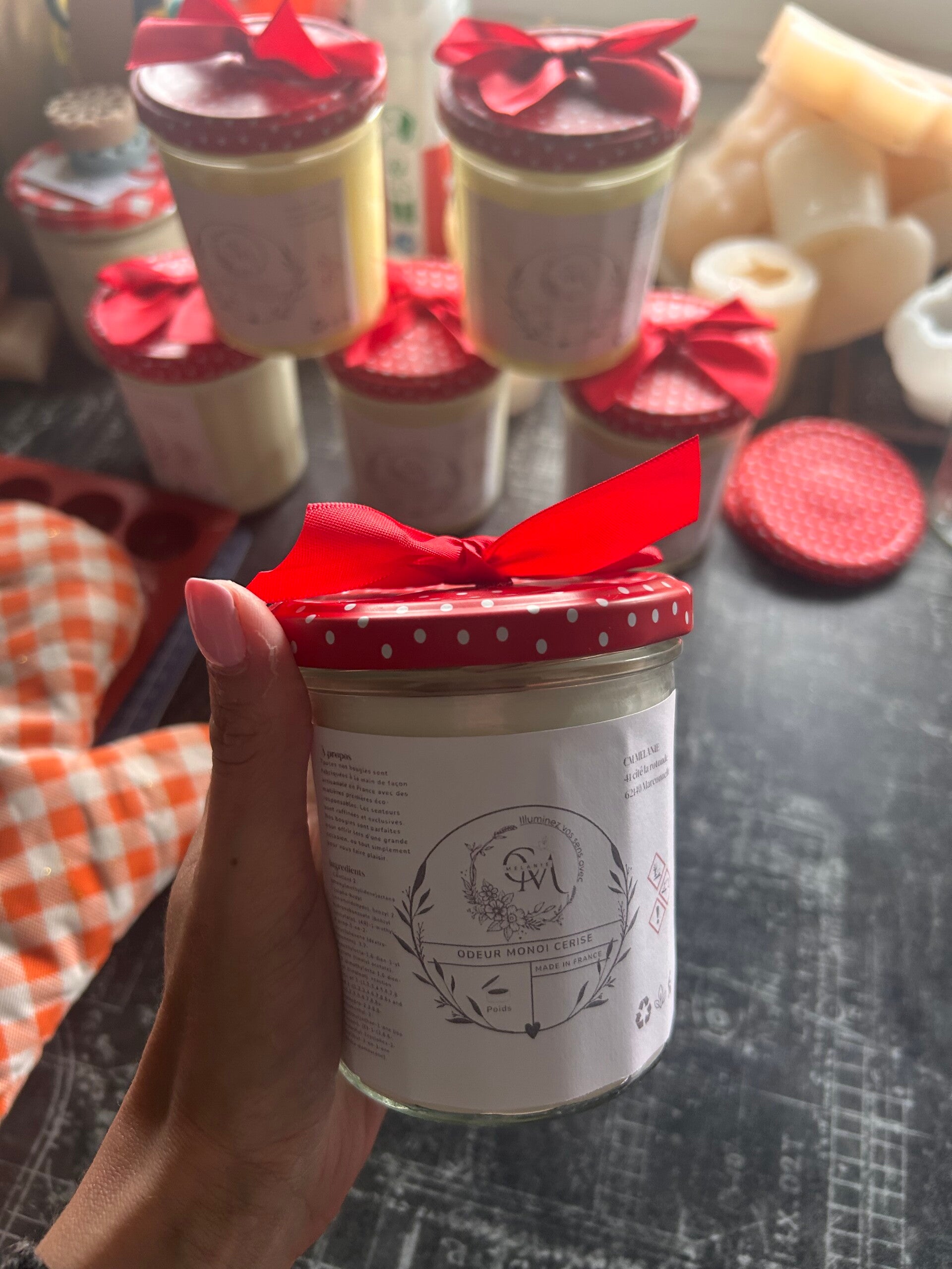 Bougie grands formats