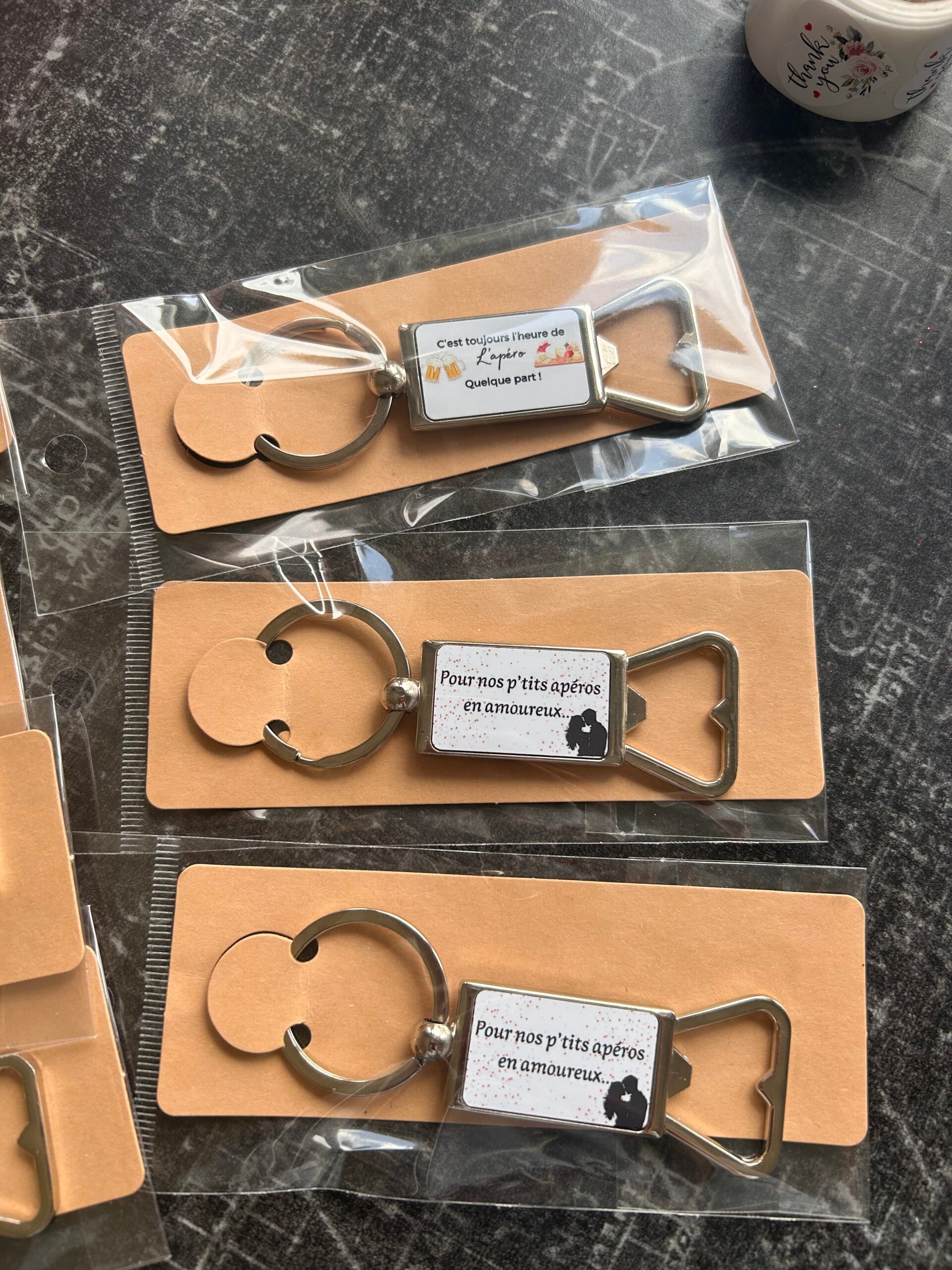 Porte clé décapsuleur