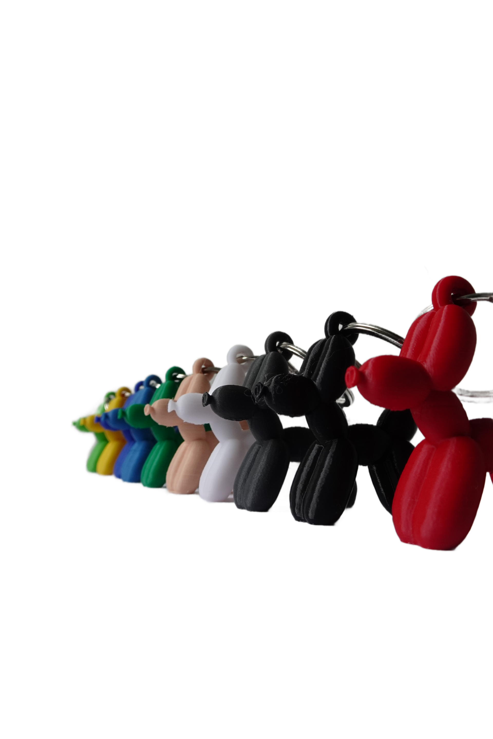 🎈 Balloon Dog Sleutelhanger – Mini Kunst voor onderweg