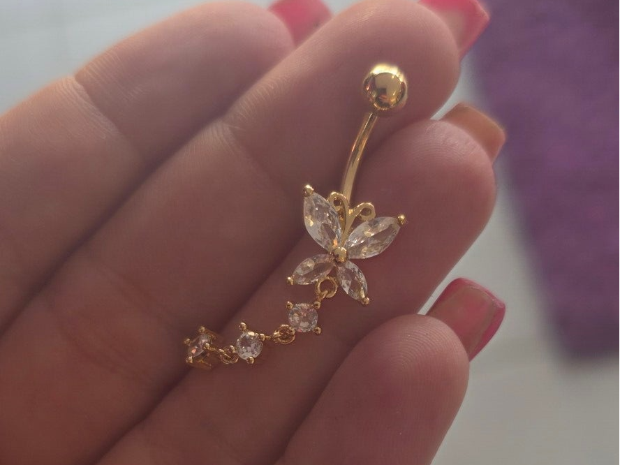 Piercing nombril pendentif