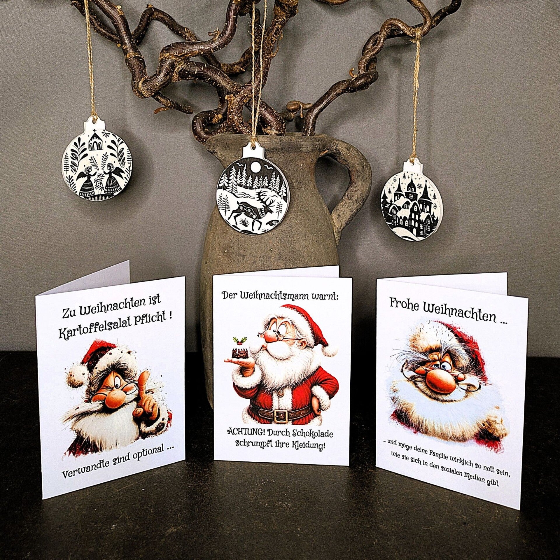 Lustige Weihnachtskarten mit Sprüchen „Nikolaus“
