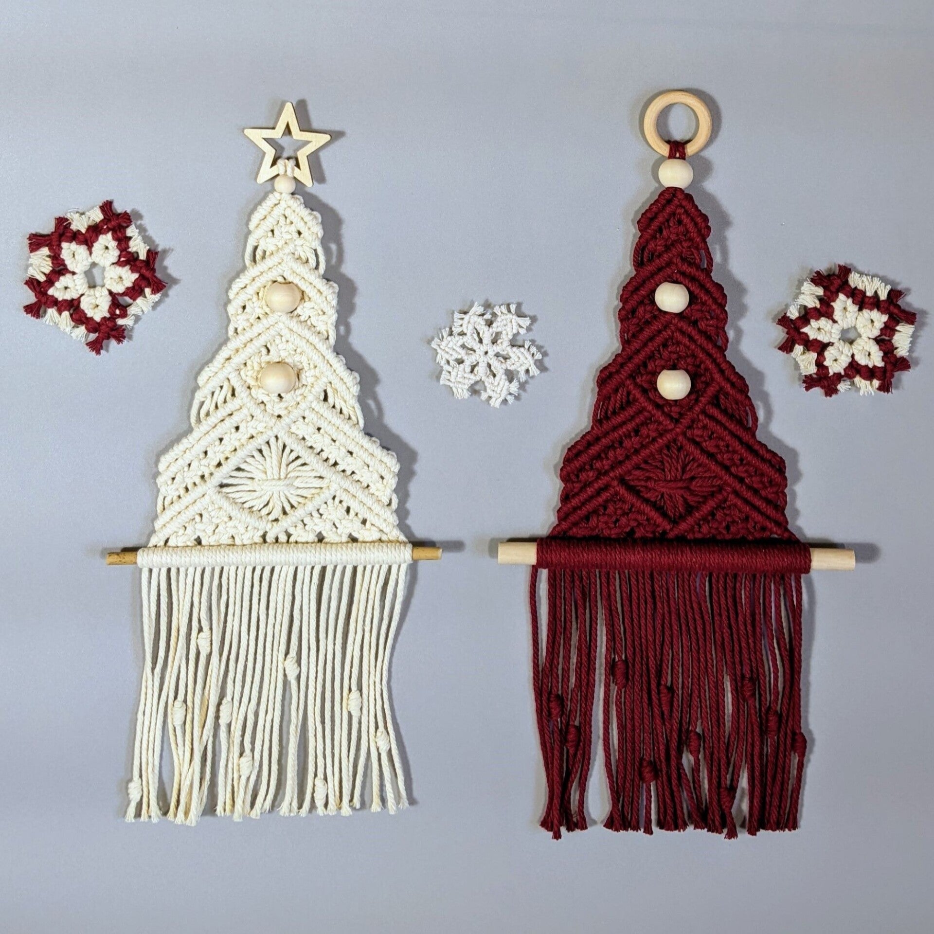 Makramee Weihnachtsbaum – Geschenkidee & Weihnachtsdeko „Aurelia“