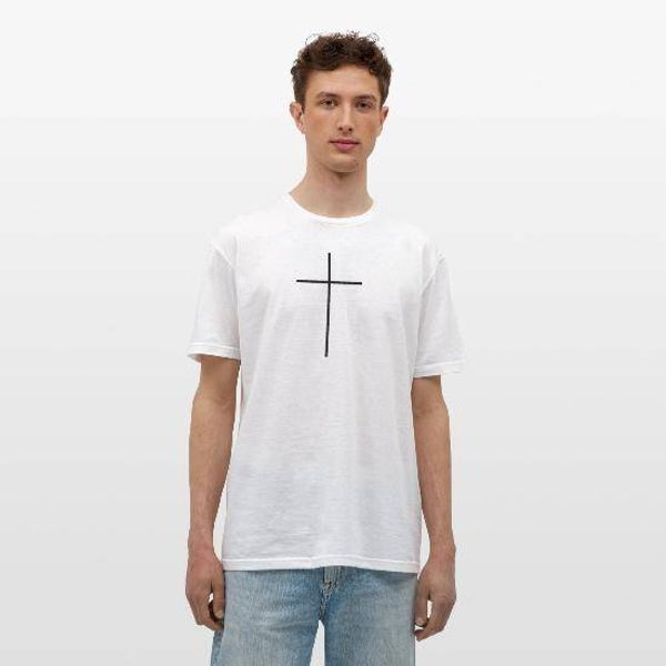 TSHIRT FOR MEN CROSS ON IT