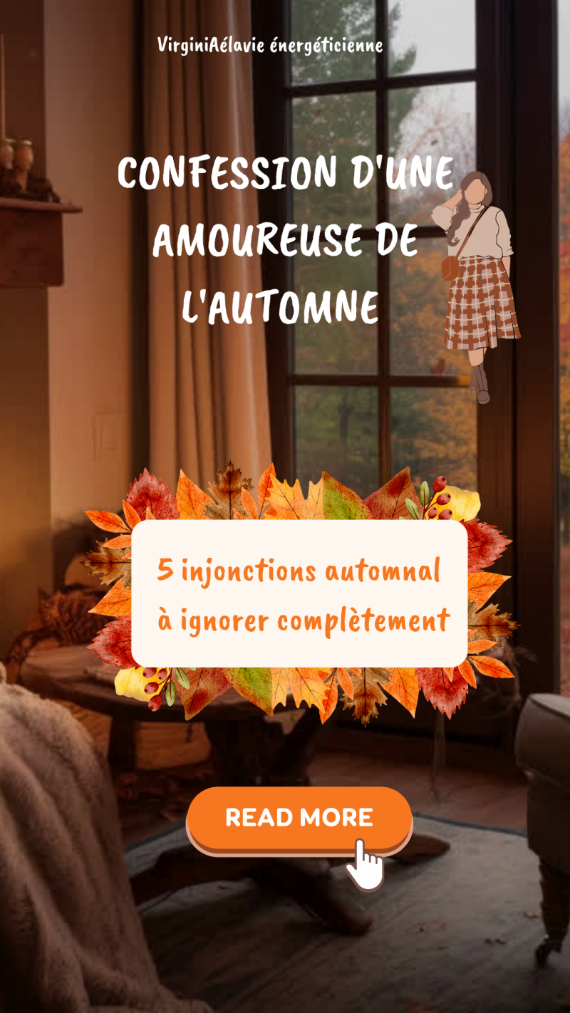 Confessions d'une amoureuse de l'automne 