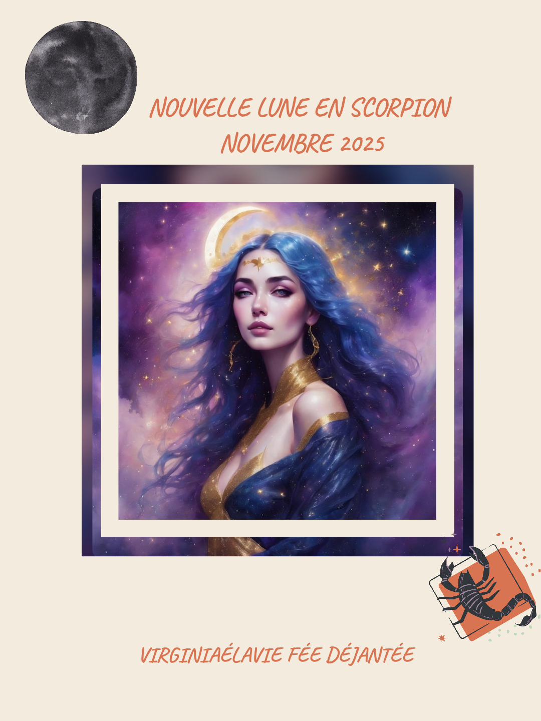 Nouvelle lune en scorpion Nov 25 programme 