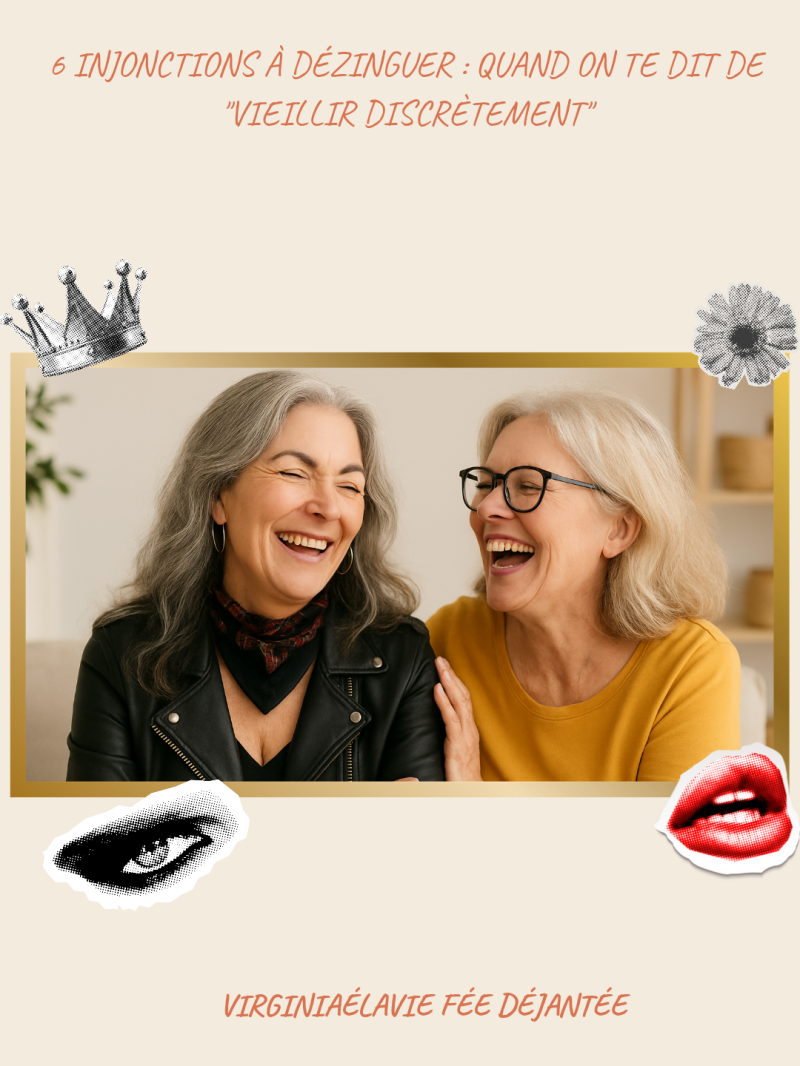 6 injonctions à dézinguer : quand on te dit de "vieillir discrètement"